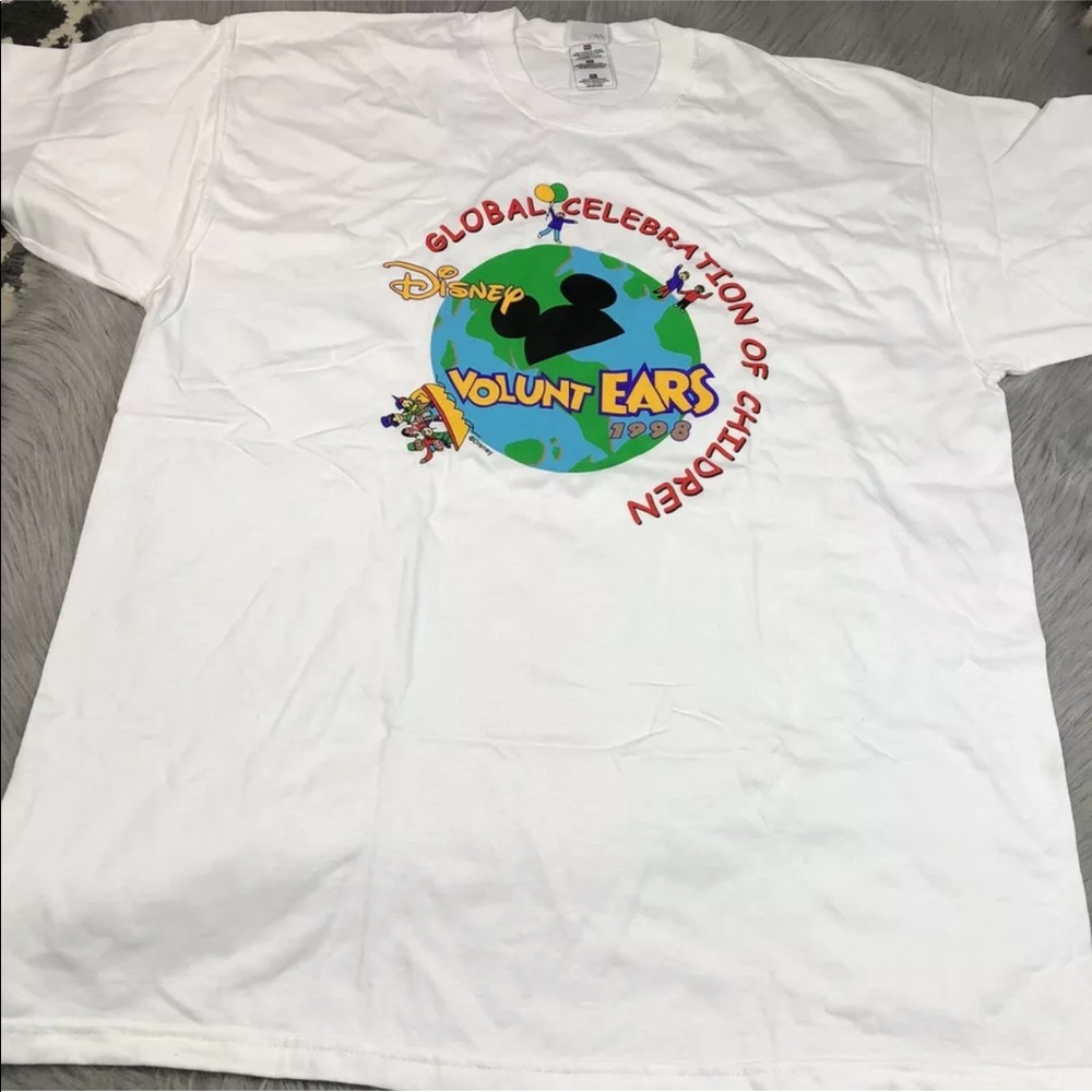 Vintage 1998 White 75 Years Disney T Shirt